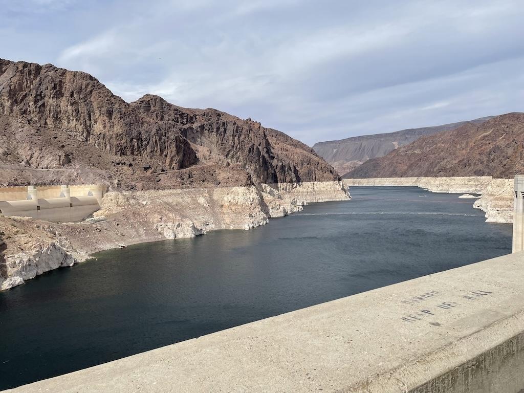 View of Colorado River Luna saw on a Hoover Dam day trip