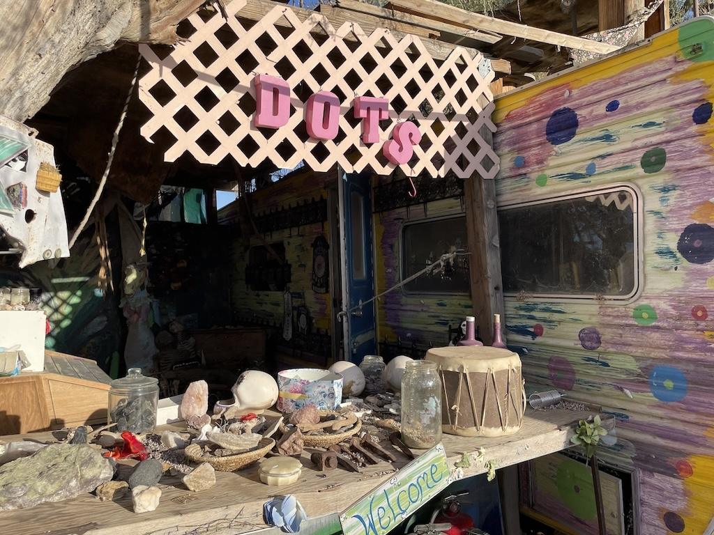 Entrance at House of Dots in Slab City