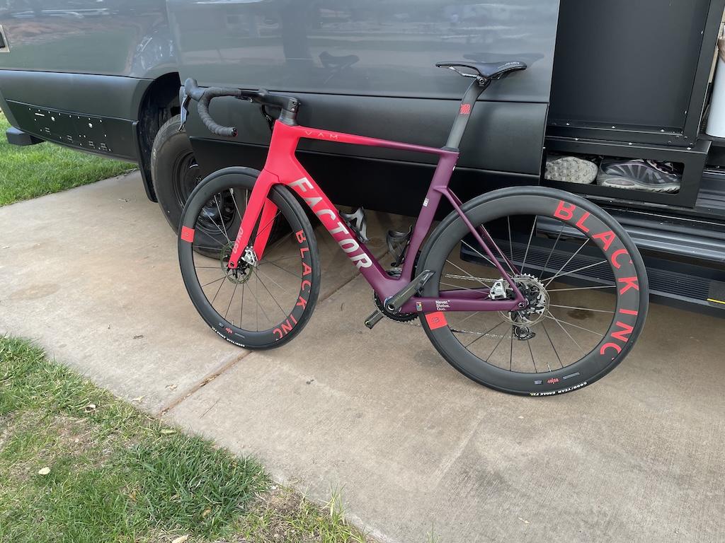 Bicycle in front of Luna’s sprinter van at Zion River Resort RV Park and Campground in Virgin, Utah