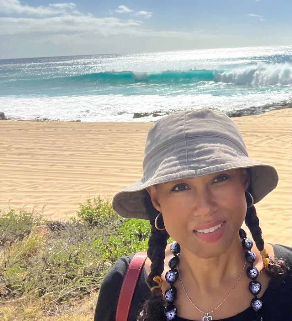 Close up of Luna at Ka’ena Point State Park in Oahu Hawaii 