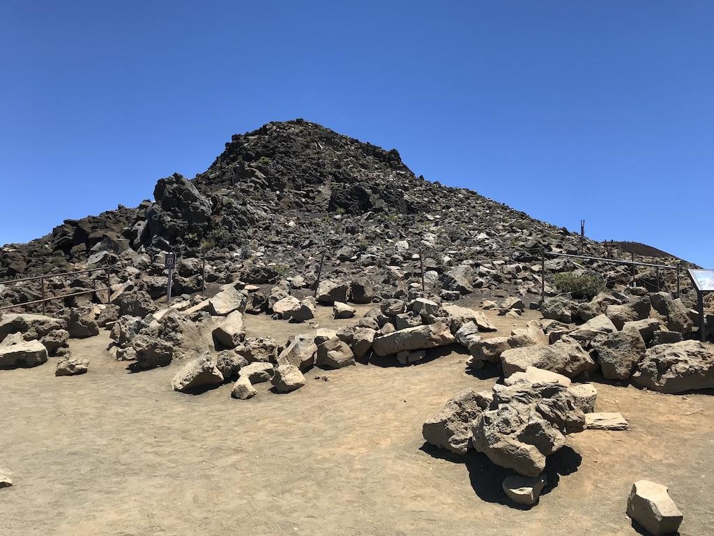 Rocky mountain at Haleakala Nationa Park in Maui, Hawaii