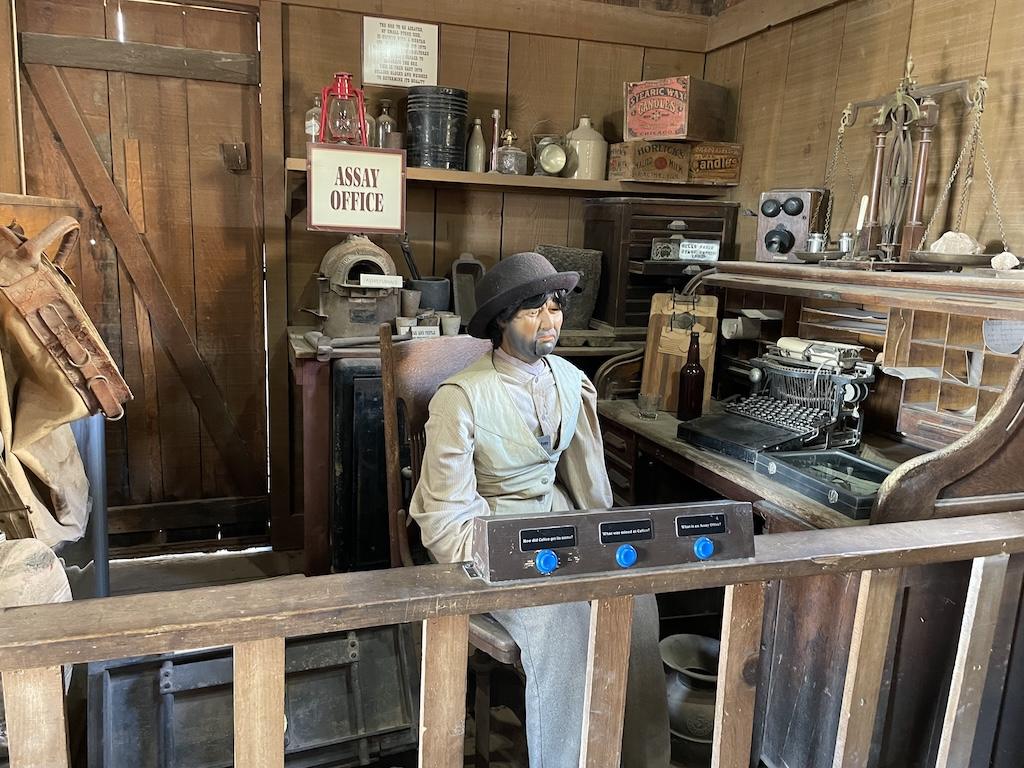 Assay office prop at Maggie’s Mine at Calico Ghost Town, California