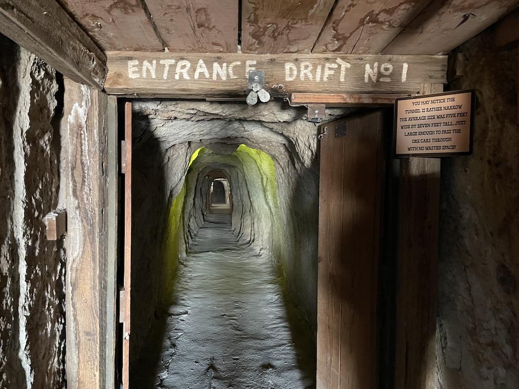 Entrance to Maggie’s Mine at Calico Ghost Town, California