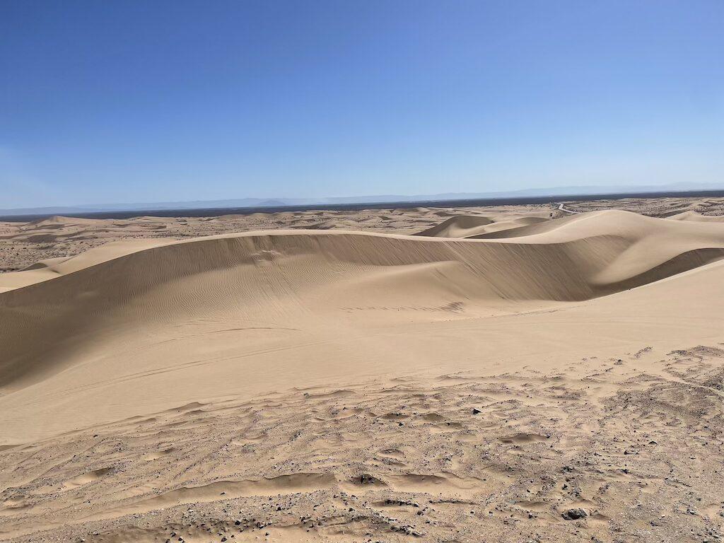 View of Glamis Sand Dunes, California